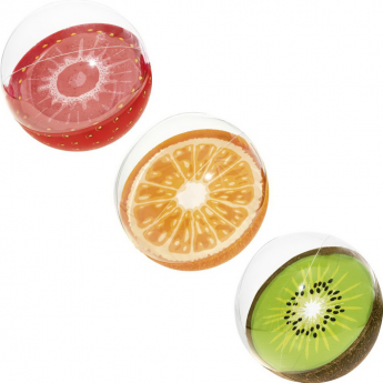 Пляжный мяч BESTWAY ФРУКТЫ 46см от 2 лет, 3 вида